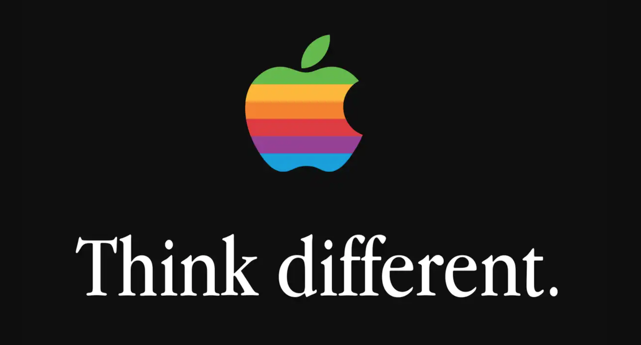 Apple's 'Think Different' campaign.