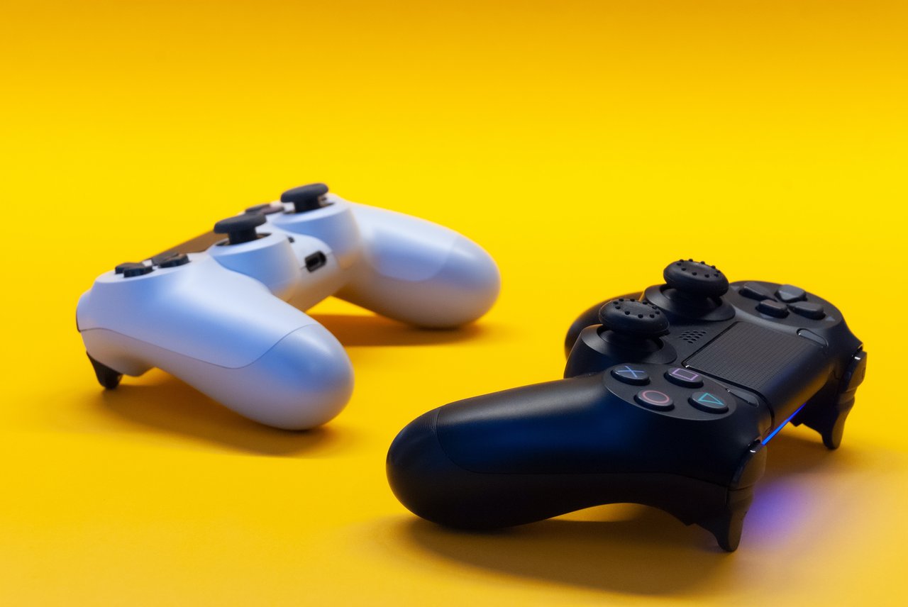 Two Playstation controllers